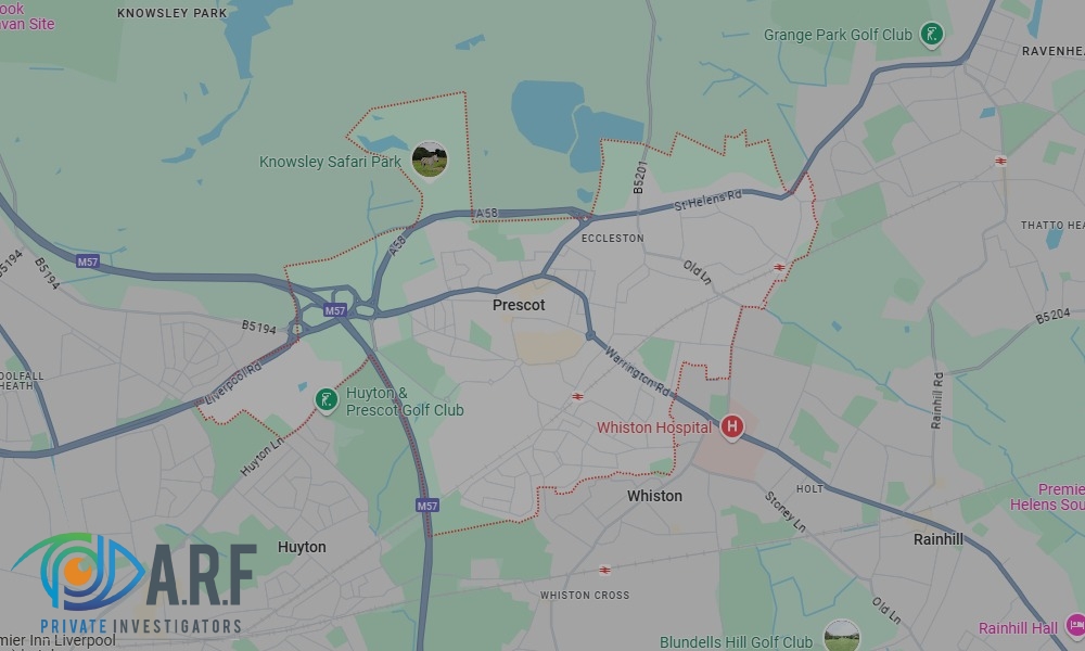 Our Private Detectives operate across Prescot and the surrounding areas Our Private Detectives operate across Prescot and the surrounding areas