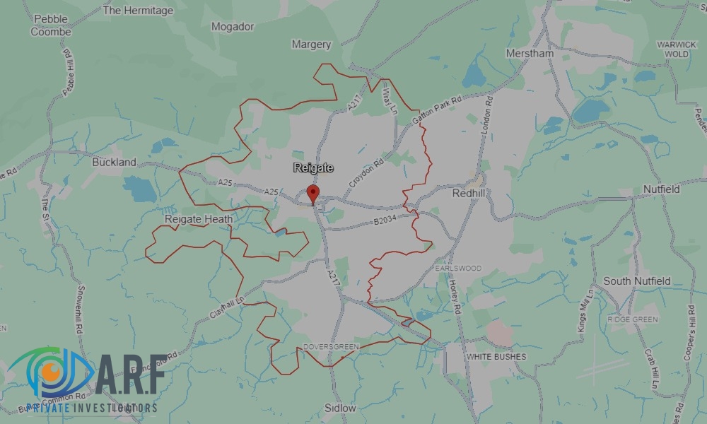 Our Private Detectives operate across Reigate and the surrounding areas