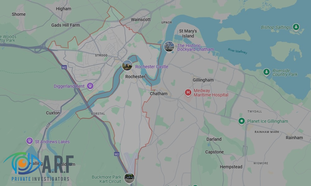 Our Private Detectives operate across Rochester and the surrounding areas Our Private Detectives operate across Rochester and the surrounding areas