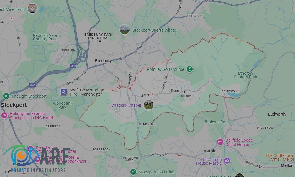 Our Private Detectives operate across Romiley and the surrounding areas Our Private Detectives operate across Romiley and the surrounding areas