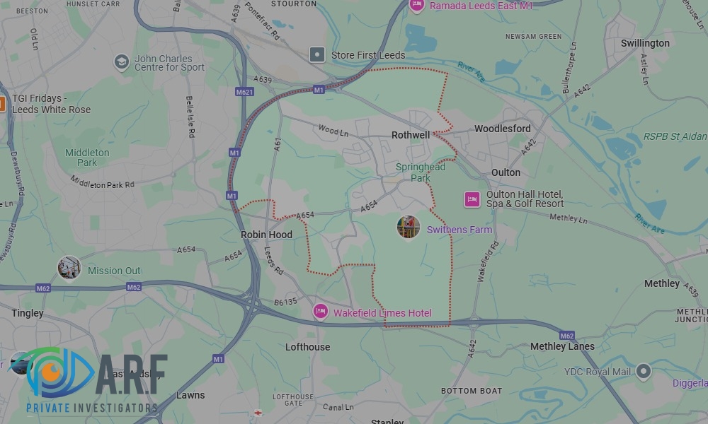 Our Private Detectives operate across Rothwell and the surrounding areas Our Private Detectives operate across Rothwell and the surrounding areas