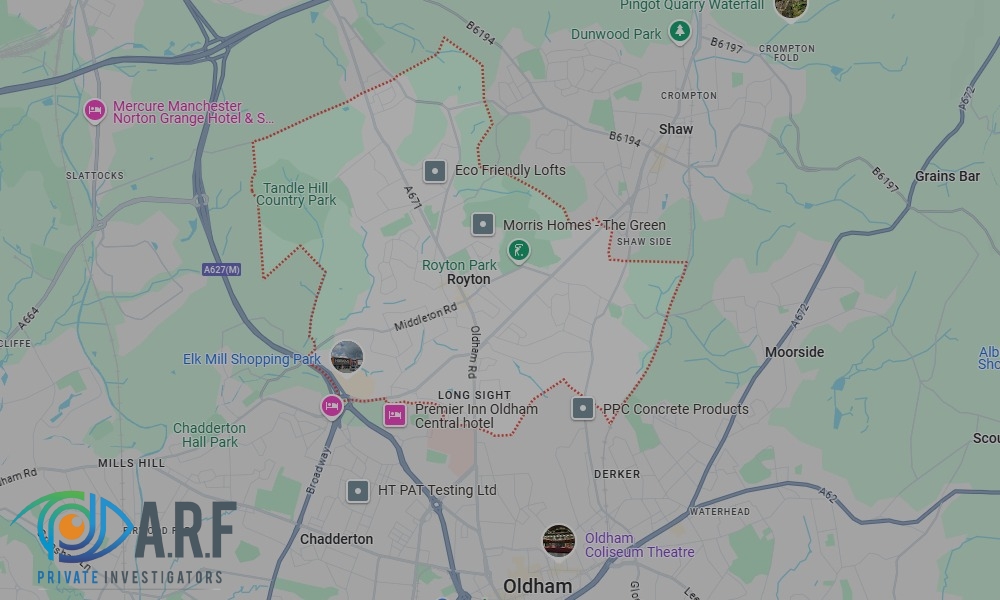Our Private Detectives operate across Royton and the surrounding areas Our Private Detectives operate across Royton and the surrounding areas