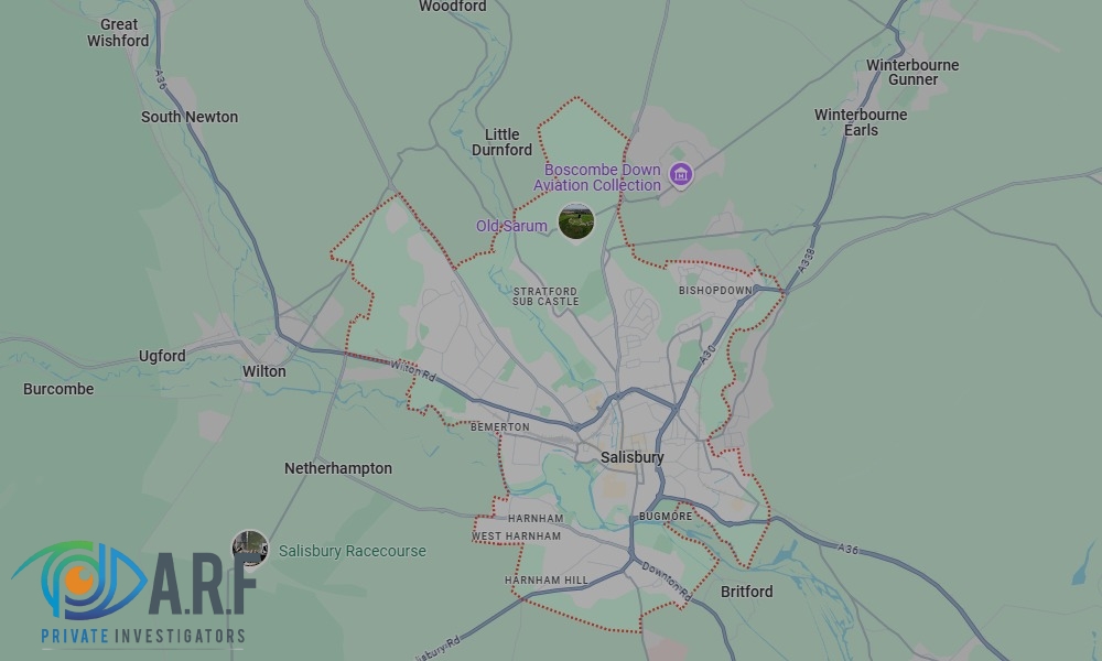 Our Private Detectives operate across Salisbury and the surrounding areas Our Private Detectives operate across Salisbury and the surrounding areas