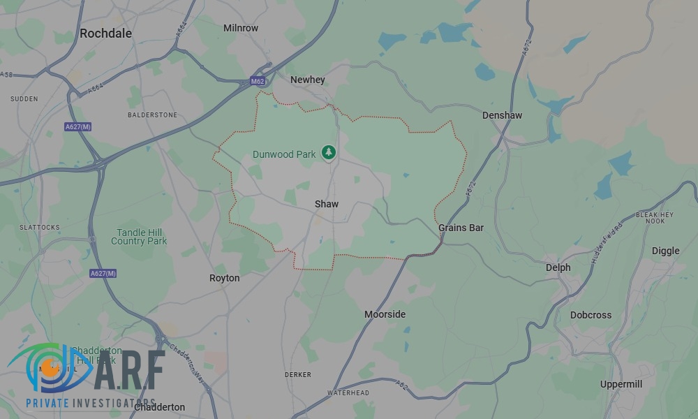 Our Private Detectives operate across Shaw and the surrounding areas Our Private Detectives operate across Shaw and the surrounding areas