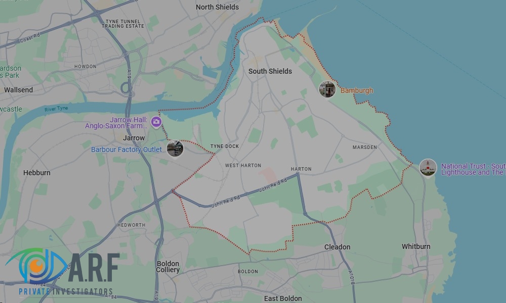 Our Private Detectives operate across South Shields and the surrounding areas Our Private Detectives operate across South Shields and the surrounding areas