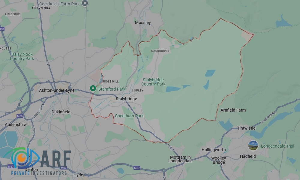 Our Private Detectives operate across Stalybridge and the surrounding areas