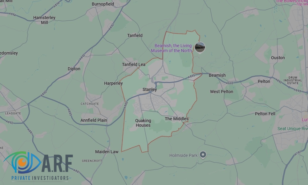 Our Private Detectives operate across Stanley and the surrounding areas Our Private Detectives operate across Stanley and the surrounding areas