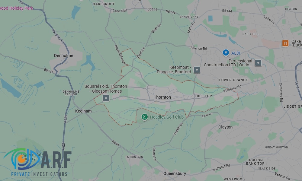 Our Private Detectives operate across Thornton and the surrounding areas Our Private Detectives operate across Thornton and the surrounding areas