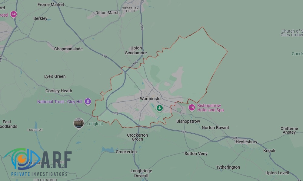 Our Private Detectives operate across Warminster and the surrounding areas Our Private Detectives operate across Warminster and the surrounding areas