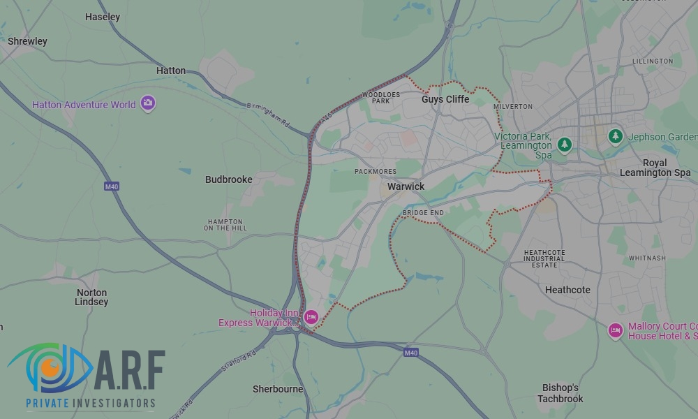 Our Private Detectives operate across Warwick and the surrounding areas Our Private Detectives operate across Warwick and the surrounding areas
