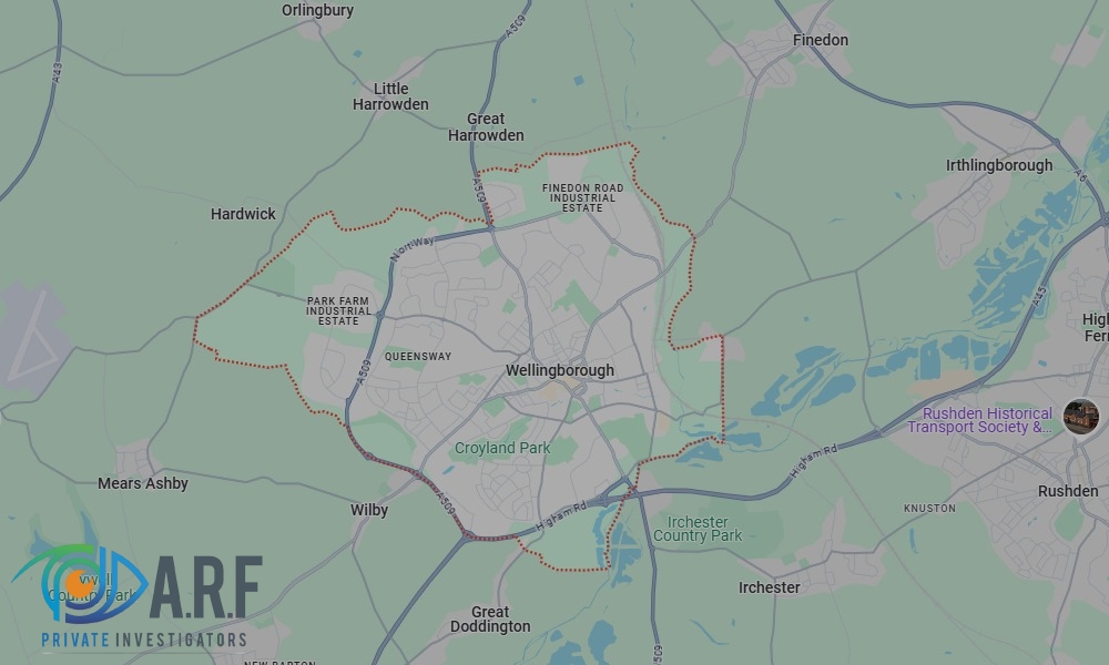 Our Private Detectives operate across Wellingborough and the surrounding areas Our Private Detectives operate across Wellingborough and the surrounding areas