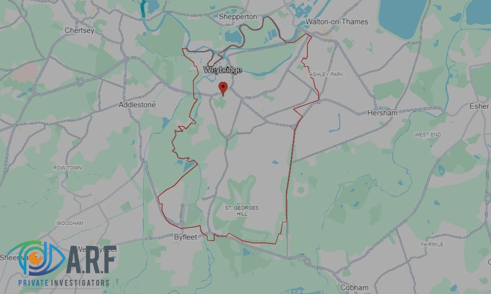 Our Private Detectives operate across Weybridge and the surrounding areas
