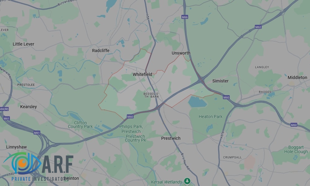 Our Private Detectives operate across Whitefield and the surrounding areas Our Private Detectives operate across Whitefield and the surrounding areas