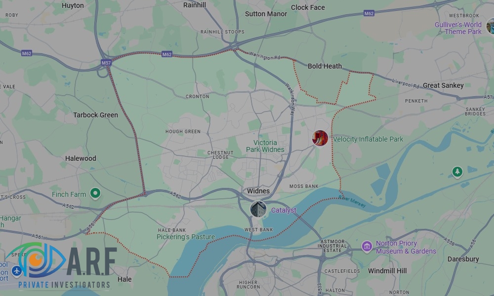 Our Private Detectives operate across Widnes and the surrounding areas Our Private Detectives operate across Widnes and the surrounding areas