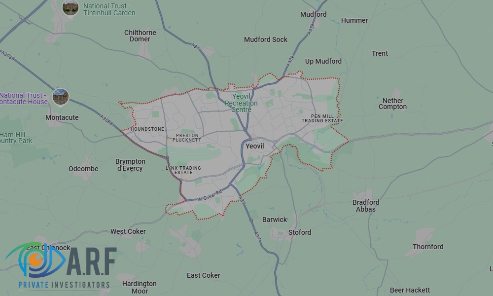 Our Private Detectives operate across Yeovil and the surrounding areas Our Private Detectives operate across Yeovil and the surrounding areas